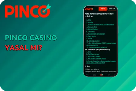 Pinco Casino Yasal mı?